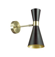 3662/1W MODERNI LN18 152 античная бронза/матовый черный Бра E14 60W 220V QUINN