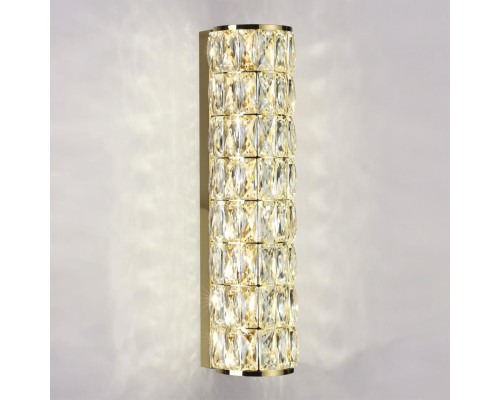 4926/8WL L-VISION ODL24 481 золото/металл/хрусталь Настенный светильник LED 8W 4000K 463Лм PANTA