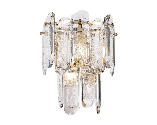 5069/2W HALL ODL24 503 золото/прозрачный/металл/хрусталь Бра E14 2*40W BULLON