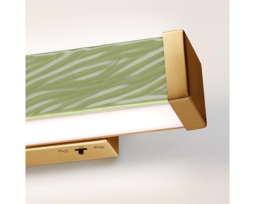 5450/10WLA L-VISION ODL_EX26 015 зеленый/античная бронза/металл/керамика/акрил Настенный светильник LED 10W 2000К/3000K/4000K RIVIERA