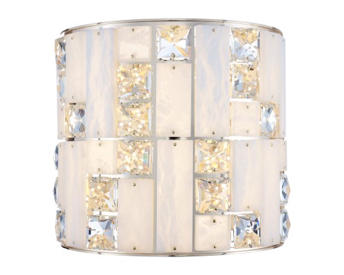 5072/28WL HALL ODL24 495 золото/прозрачный/белый/металл/хрусталь/алебастр Бра LED 15W 3700K CROSSA