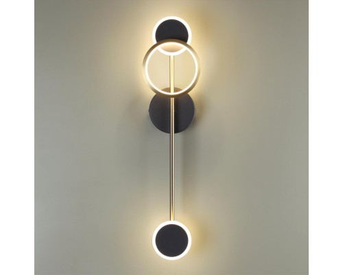 4321/16WL MIDCENT ODL22 123 металл/черный с бронзой Настенный светильник IP20 LED 12W 555Лм 3000K DENZEL