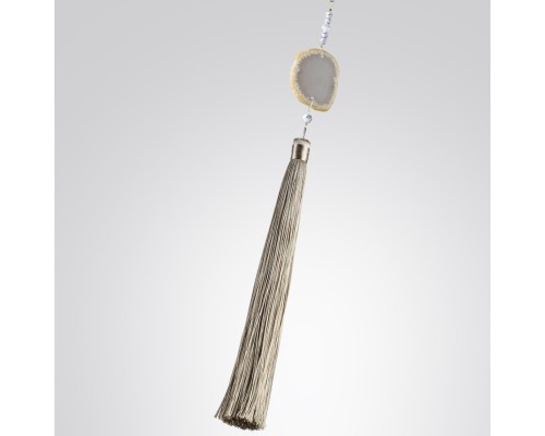 5432/1W MODERN ODL_EX25 115 золотой(под латунь)/стекло/кисточка/агат Бра E14 1*40W FIOLENT