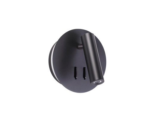 Накладной светодиодный светильник Odeon Light 3911/9WL Beam черный LED 9 Вт 3000K