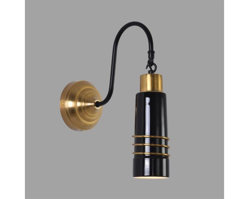 8361/1W MODERNI золото/черный металл/керамика Бра E27 60W 220V LILO