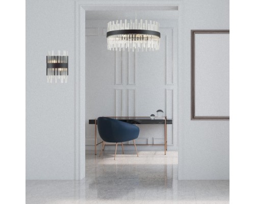 5272/2W MODERNI LN23 черный Бра E14 2*40W 220V MITSUKO