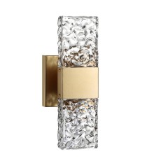 4364/5WL HIGHTECH ODL23 203 матовое золото/металл/стекло Настенный св-к IP20 LED 10W 612Лм 3000K RICCI