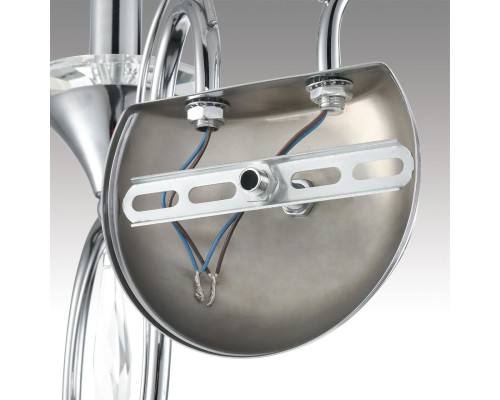 8032/2W CLASSI LN26 металл/хрусталь, хром/прозрачный Бра E14 2*40W 220V LAOKA