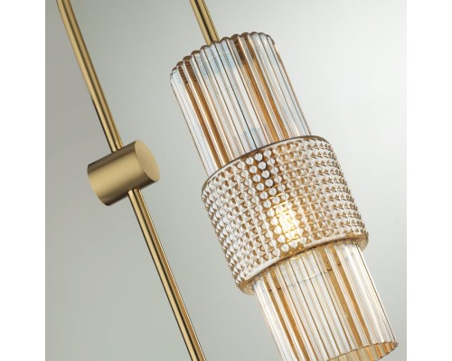 5019/1W MODERN ODL23 335 бронзовый/янтарный металл/стекло Бра E14 1*40W PIMPA