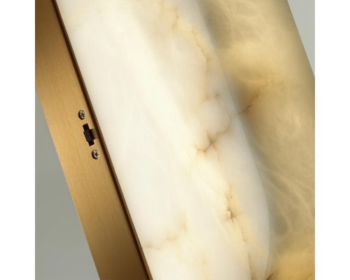 6685/10WL L-VISION ODL24 121 Настенный светильник латунь/металл/алебастр IP20 LED 10W 3000/4000 MARBELLA