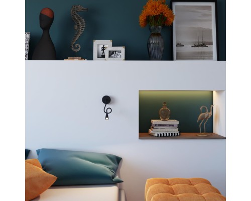 4254/3WL HIGHTECH ODL21 181 черн/металл Настенный светильник выкл на базе IP20 LED 3W 263Лм 3000K ODDS