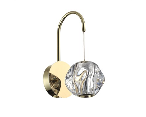 5085/5WL L-VISION  золото/прозрачный/металл/акрил Бра LED 5W 4000K 240lm JEMSTONE