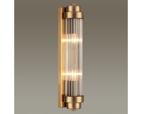 4821/2W WALLI ODL21 505 бронзовый/прозрачный Настенный светильник E14 2*40W LORDI