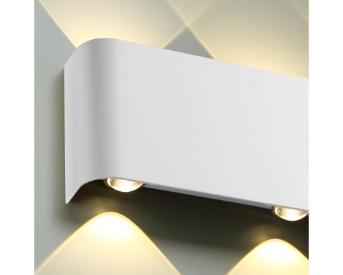 7192/8WL HIGHTECH ODL27 Настенный светильник белый/металл IP20 LED 8W 3000K 220V MAGNUM