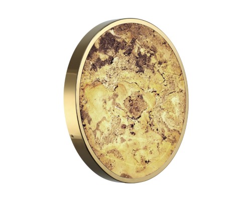 5079/40L L-VISION ODL24 зол./серо-бежевый/металл/натур.камень/акрил Настен.-потолочн. cветил.  с переключ.цветов.темпер. LED 40W 3000К/4000K/6000K BERGI