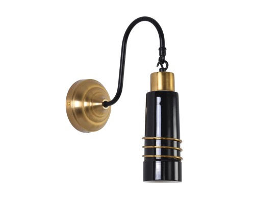 8361/1W MODERNI золото/черный металл/керамика Бра E27 60W 220V LILO