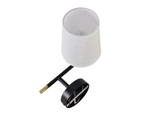 8359/1W CLASSI медь/черный/белый, металл/текстиль Бра E27 60W 240V CLAUDI