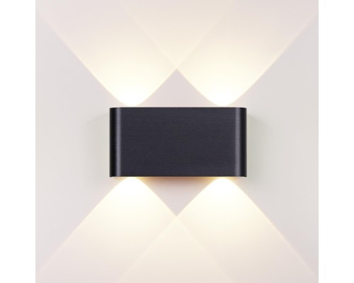 7191/4WL HIGHTECH ODL27 Настенный светильник черный браш./металл IP20 LED 4W 3000K 220V MAGNUM