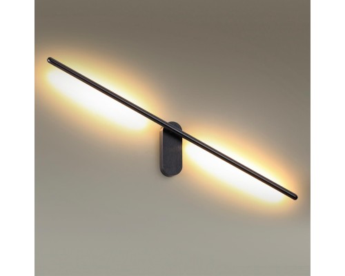 Накладной светодиодный светильник Odeon Light 3858/12WB Mill черный LED 12 Вт 3000K