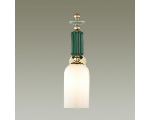 4861/1W CLASSIC ODL_EX21 золото/раноцветн./керамика/стекло Бра E14 1*40W CANDY