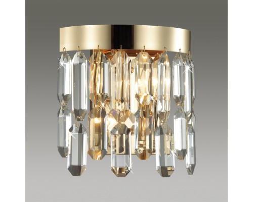 4986/2W HALL ODL22 385 золотой/хрусталь Бра E14 2*40W DAKISA