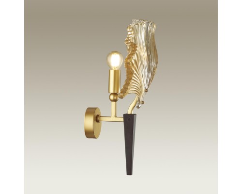 4870/1W HALL ODL_EX22 149 золотой/чёрный/стекло Бра E14 1*40W VENTAGLIO