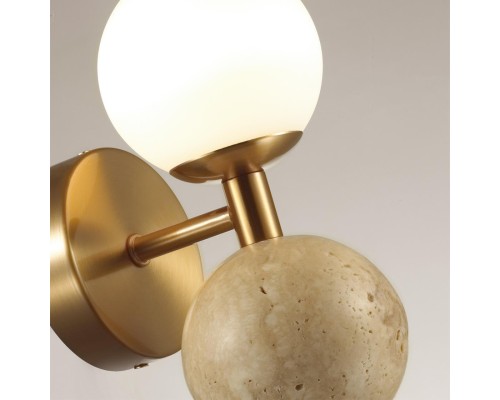 6625/6WL MIDCENT ODL25 Настенный светильник под латунь/металл/стекло/камень IP20 LED 1*6W 3000K 220V LOLLA