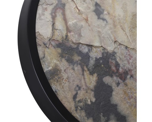 5064/30L L-VISION ODL24 черн./серо-беж./металл/натур.камень/акрил Настен.-потолочн. cветил.  с переключ.цветов.темпер. LED 30W 3000К/4000K/6000K BERGI