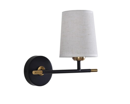 8359/1W CLASSI медь/черный/белый, металл/текстиль Бра E27 60W 240V CLAUDI