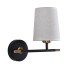 8359/1W CLASSI медь/черный/белый, металл/текстиль Бра E27 60W 240V CLAUDI