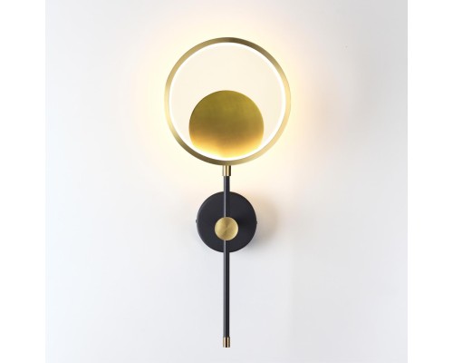 4322/15WL MIDCENT ODL22 121 металл/черный с бронзой Настенный светильник IP20 LED 12W 766Лм 3000K DENZEL