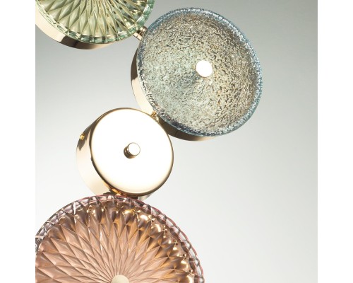 5412/26WL L-VISION ODL_EX23 9 золотой/разноцветный металл/стекло Бра LED 26W 4000K CARAMELLA