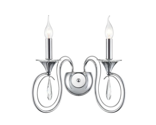 8032/2W CLASSI LN26 металл/хрусталь, хром/прозрачный Бра E14 2*40W 220V LAOKA