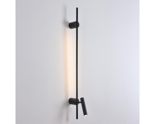 8438/11WL LEDIO LN27 430  черый, металл Бра LED 3W + LED-подсветка 8W 3000K 220V TOINT
