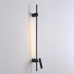 8438/11WL LEDIO LN27 430  черый, металл Бра LED 3W + LED-подсветка 8W 3000K 220V TOINT