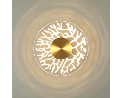 6627/9WL MIDCENT ODL24 151 античная бронза/металл/акрил Настенный светильник IP20 LED 9W 3000K 220V SOLARIS