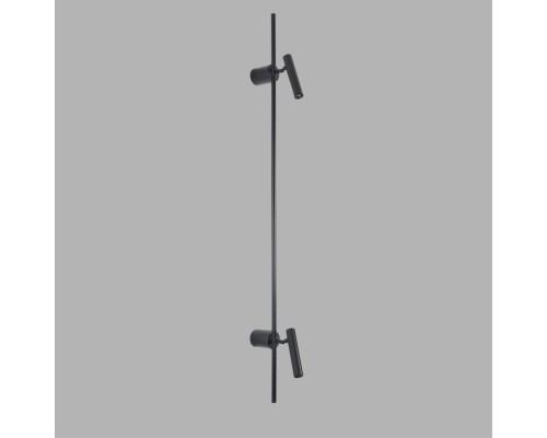 8438/13WL LEDIO LN27 430  черный, металл Бра LED 2х3W + LED-подсветка 7W 3000K 220V TOINT