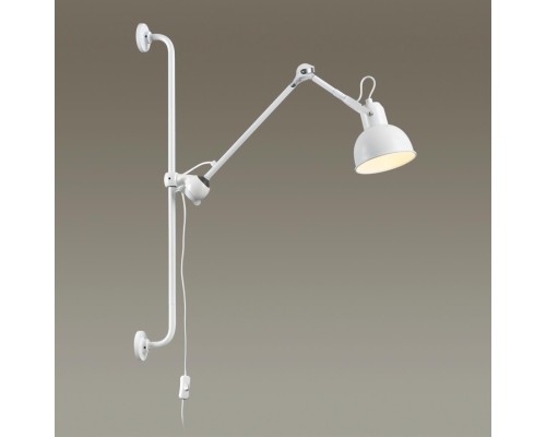 Бра Odeon Light 4126/1WA Arta белый E14 1*40 Вт