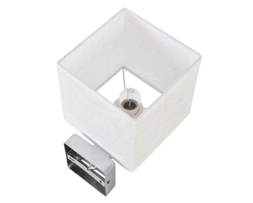 8360/1W CLASSI хром/бежевый металл/текстиль Бра E27 60W 240V NORMAN