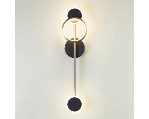 4321/16WL MIDCENT ODL22 123 металл/черный с бронзой Настенный светильник IP20 LED 12W 555Лм 3000K DENZEL