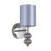 8338/1W MODERNI хром/серый, металл/стекло/текстиль Бра E14 40W 220V ILMIRA