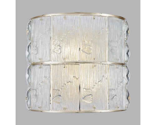 5070/2W HALL ODL24 499 золото/прозрачный/матовый/металл/хрусталь/стекло Бра E14 2*40W FIESTA