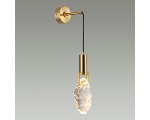 4372/5WL MIDCENT ODL23 155 античная бронза/металл/стекло Настенный св-к IP20 LED 200Лм 5W 3000K LIA