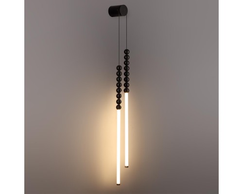 7149/16WL HIGHTECH ODL26 223 светильник черный/акрилл/металл IP20 LED 16W 1200Лм 3500K 300° 220V MONELLA