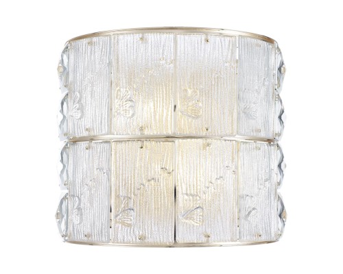 5070/2W HALL ODL24 499 золото/прозрачный/матовый/металл/хрусталь/стекло Бра E14 2*40W FIESTA