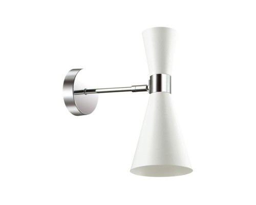 Бра Lumion 3661/1W Quinn хром/матовый белый E14 60 Вт