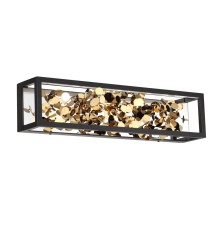 5065/17WL L-VISION ODL24 393 черный/золото/металл/металл Настенный светильник LED 1*17W 4000K BILD