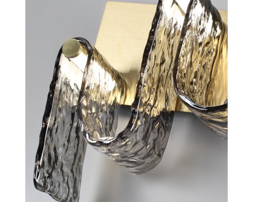 5106/16WL L-VISION ODL26 549 брашинг/дымчатый металл/стекло Настенный светильник LED x 16W 4000K FLOW