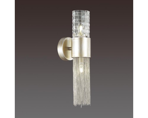 Бра Odeon Light 4631/2W Perla серебристый/стекло/металл.цепочки G9 2*5 Вт