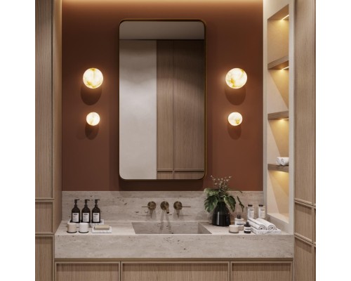 6684/5CL L-VISION ODL24 203 Потолочный светильник латунь/металл/алебастр IP20 LED 5W 3000/4000 MARBELLA